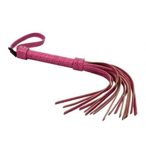 Розовая плеть Tickle Me Pink Flogger - 45,7 см.