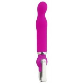 Розовый вибратор ALICE 20-Function G-Spot Vibe - 18 см.